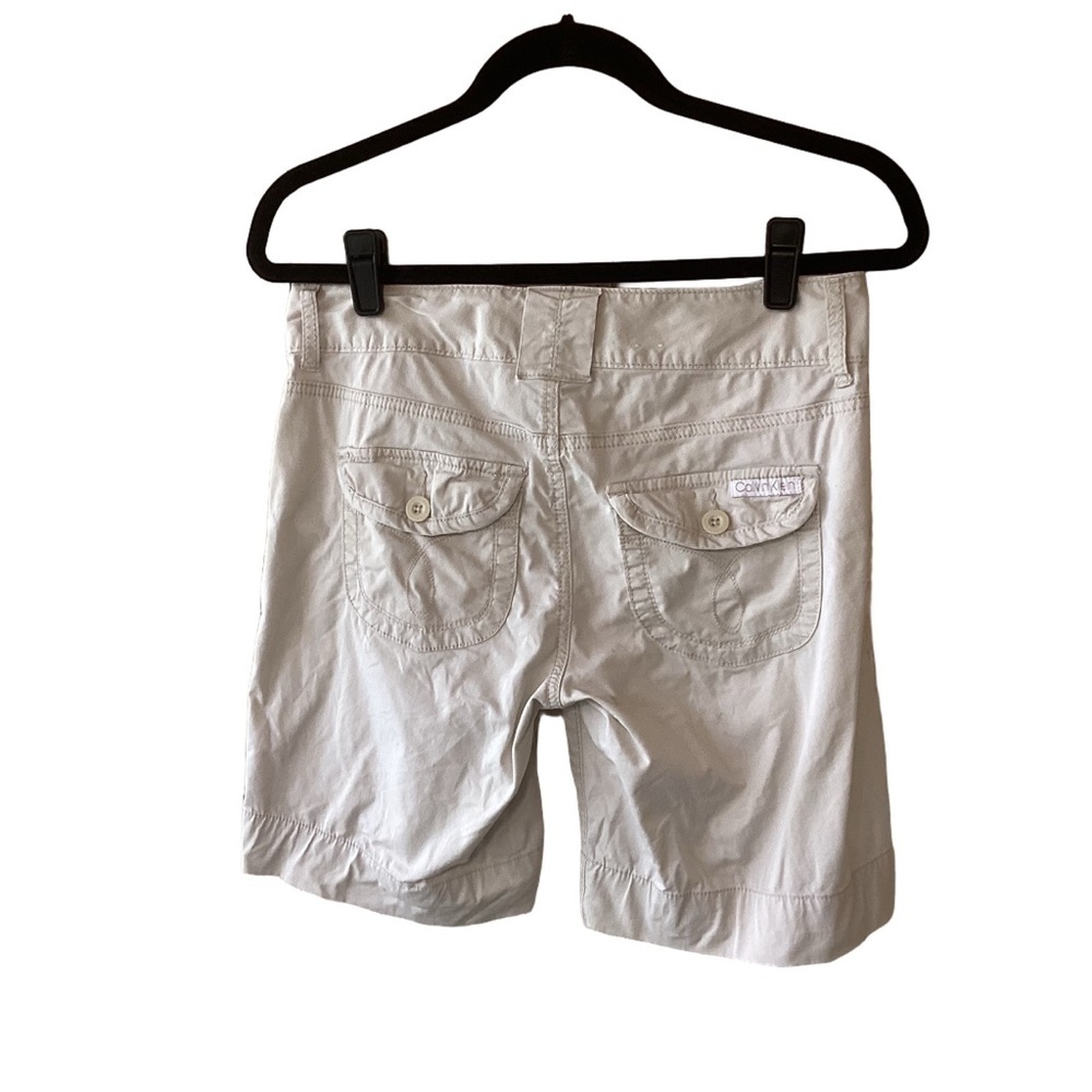 Calvin Klein Casual Shorts Relaxed Fit Cotton/Elastane Cream/Tan 4 - Picture 2 of 10